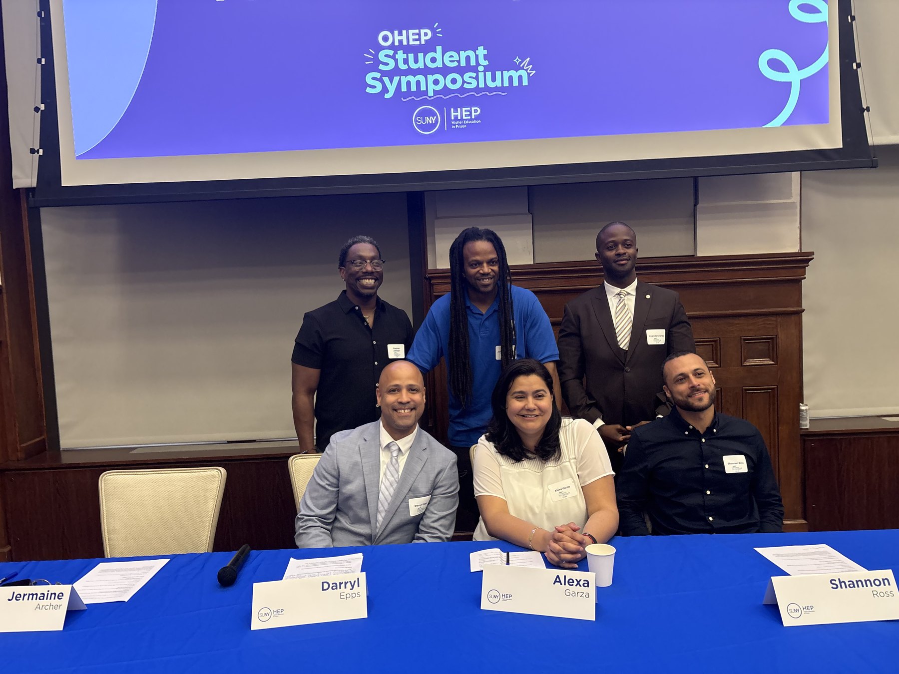Presenters at the SUNY Higher Education in Prison Student Symposium