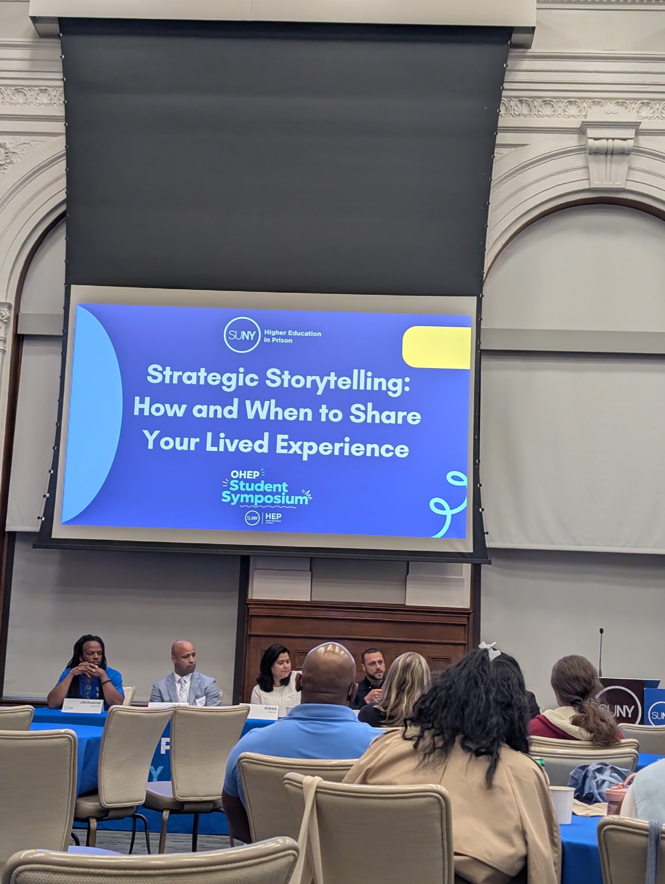 Strategic Storytelling session at the SUNY Student Symposium